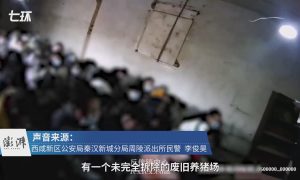 反传销视频：西安百姓举报60多个传销份子在养猪场里上“洗脑”课